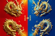 龙最旺三个颜色，红、金、蓝的文化密码