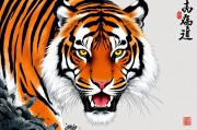 老虎画最忌三个地方