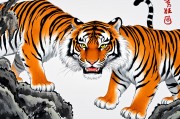 挂什么画最旺属虎人—风水画作与生肖虎的运势调和