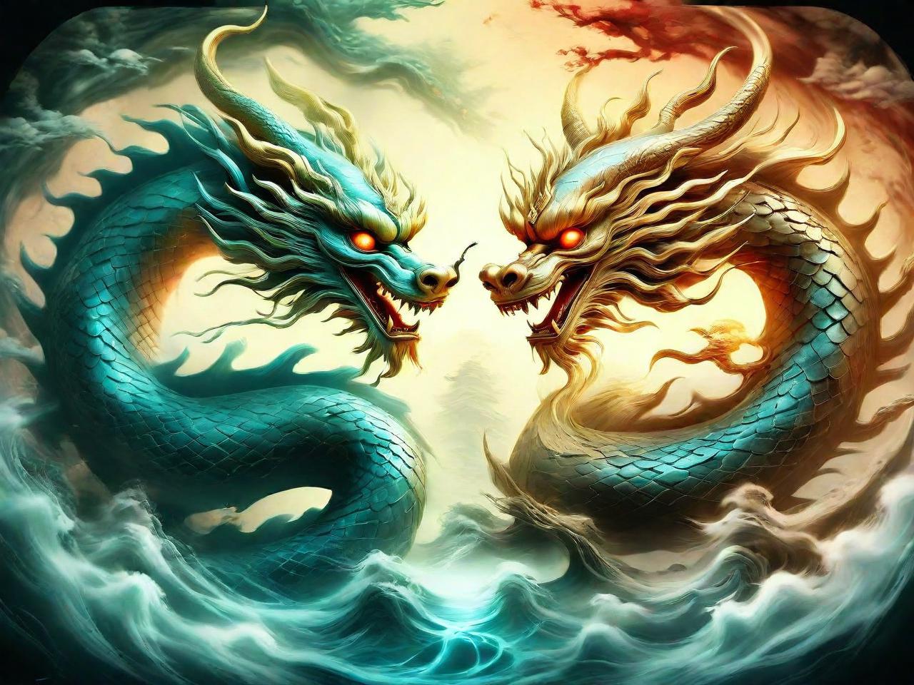 双龙共舞，神话与现实中的龙族姻缘之谜