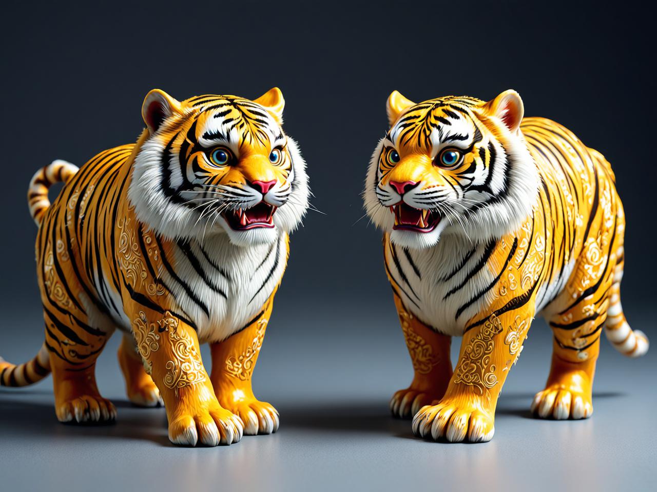 属虎人永远最旺的摆件