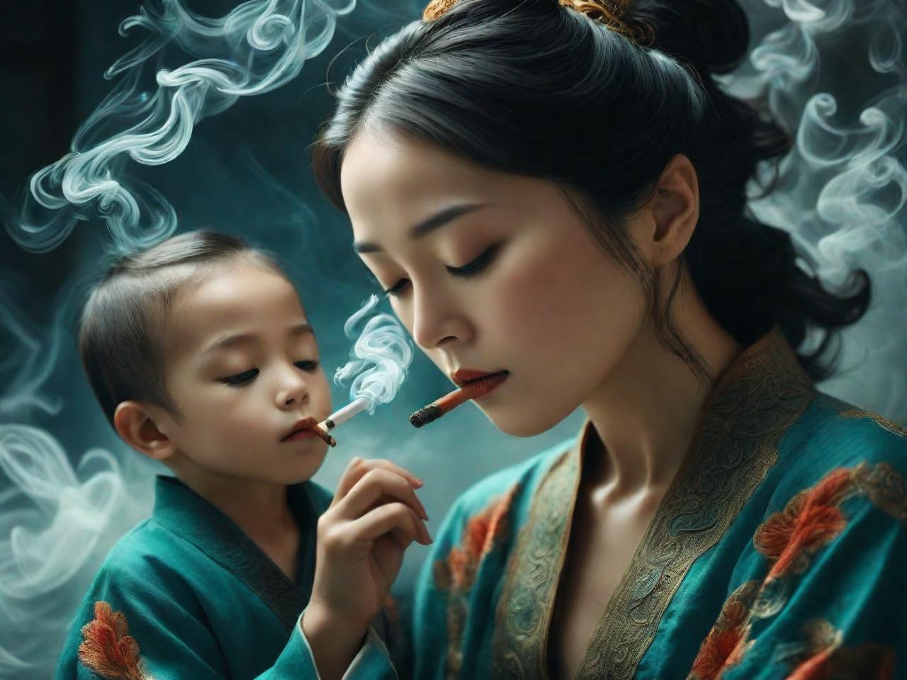 女人梦见儿子抽烟的预兆,心理、文化与现实的交织解读 女人梦见儿子抽烟的预兆,心理、文化与现实的交织解读