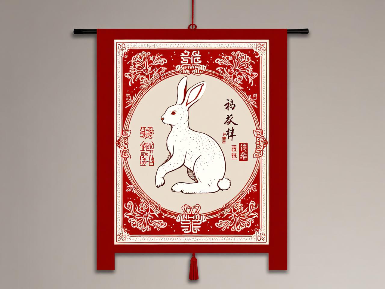 属兔的人客厅吉利挂画指南，打造祥和雅致的家居风水