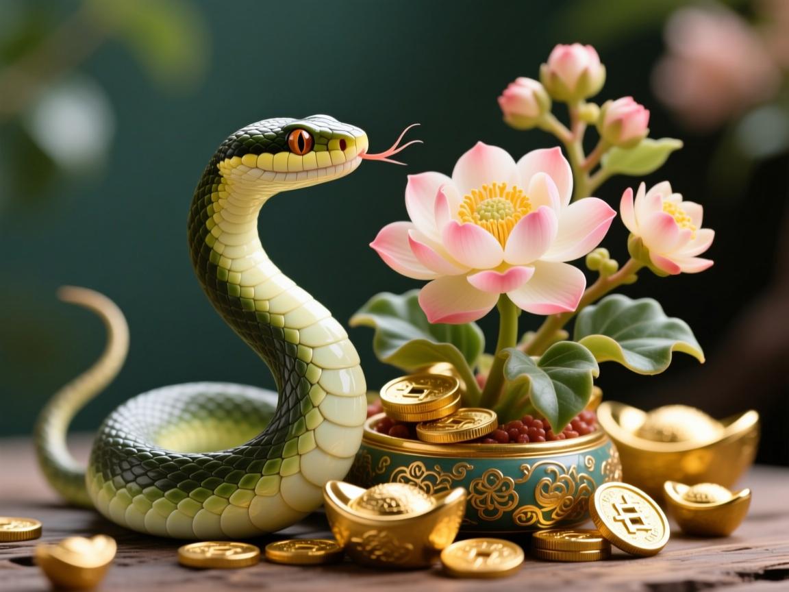 蛇的幸运花与旺财花，自然馈赠中的财富与祥瑞之秘