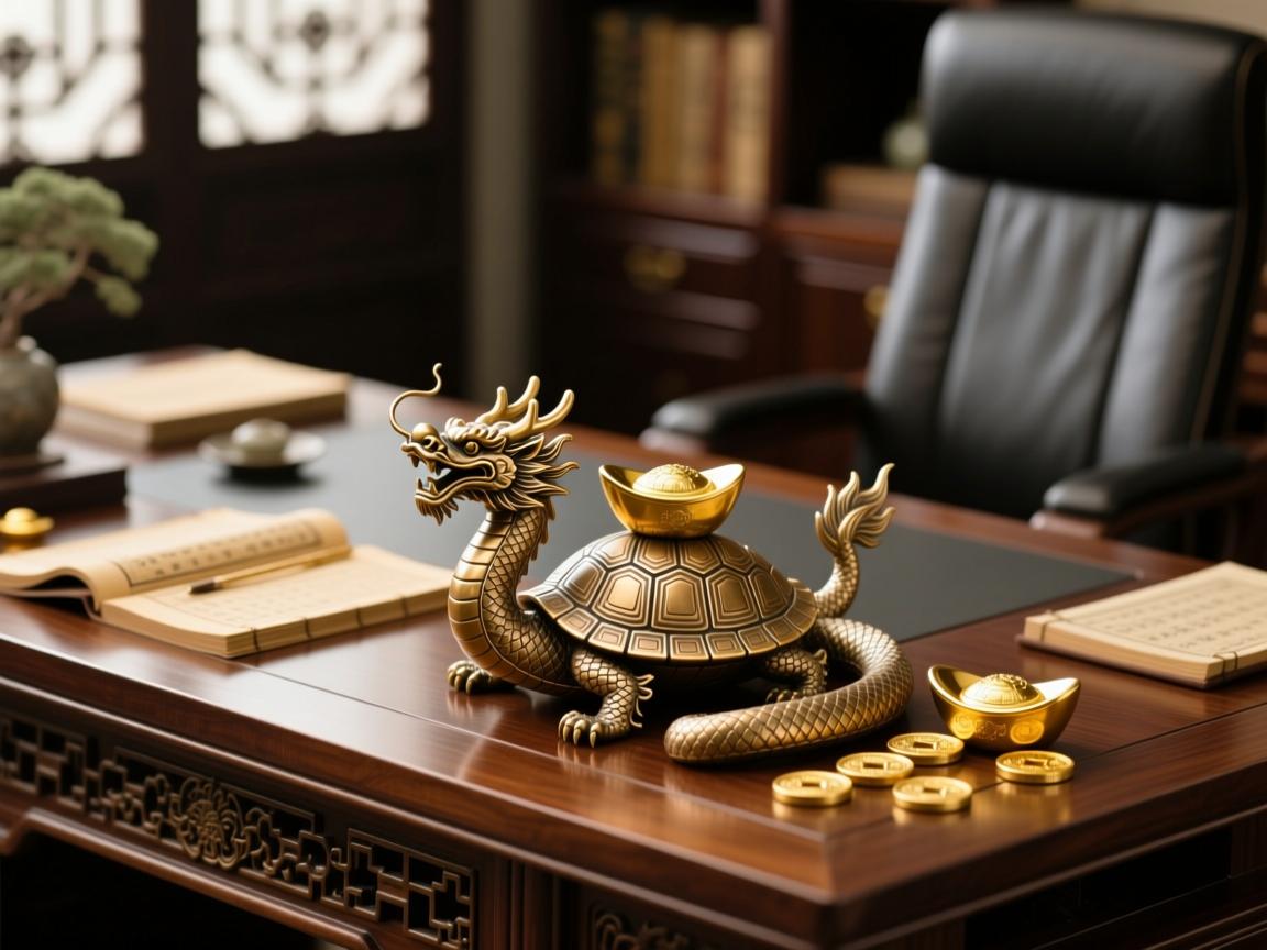 属蛇办公桌放一物最旺,铜龙龟,助你转运招财 属蛇办公桌放一物最旺,铜龙龟,助你转运招财