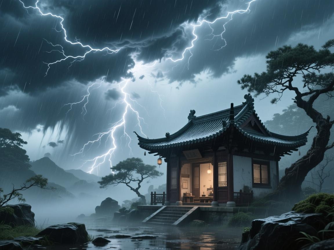 梦境中的风暴，当极端天气席卷人类心灵的避难所