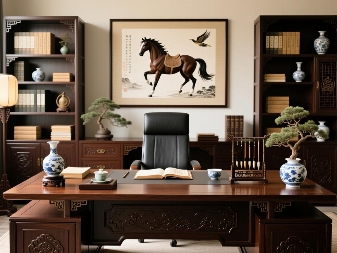 属马办公桌上摆什么好，打造事业腾飞的风水布局