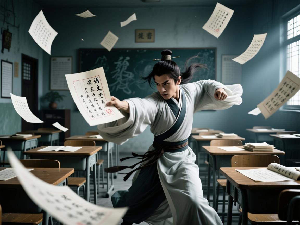 梦魇考场，当我在虚空中与语文试卷搏斗