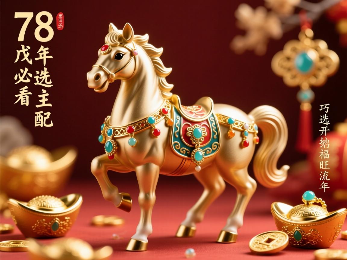 78年戊午马主必看，巧选开运配饰，招财纳福旺流年