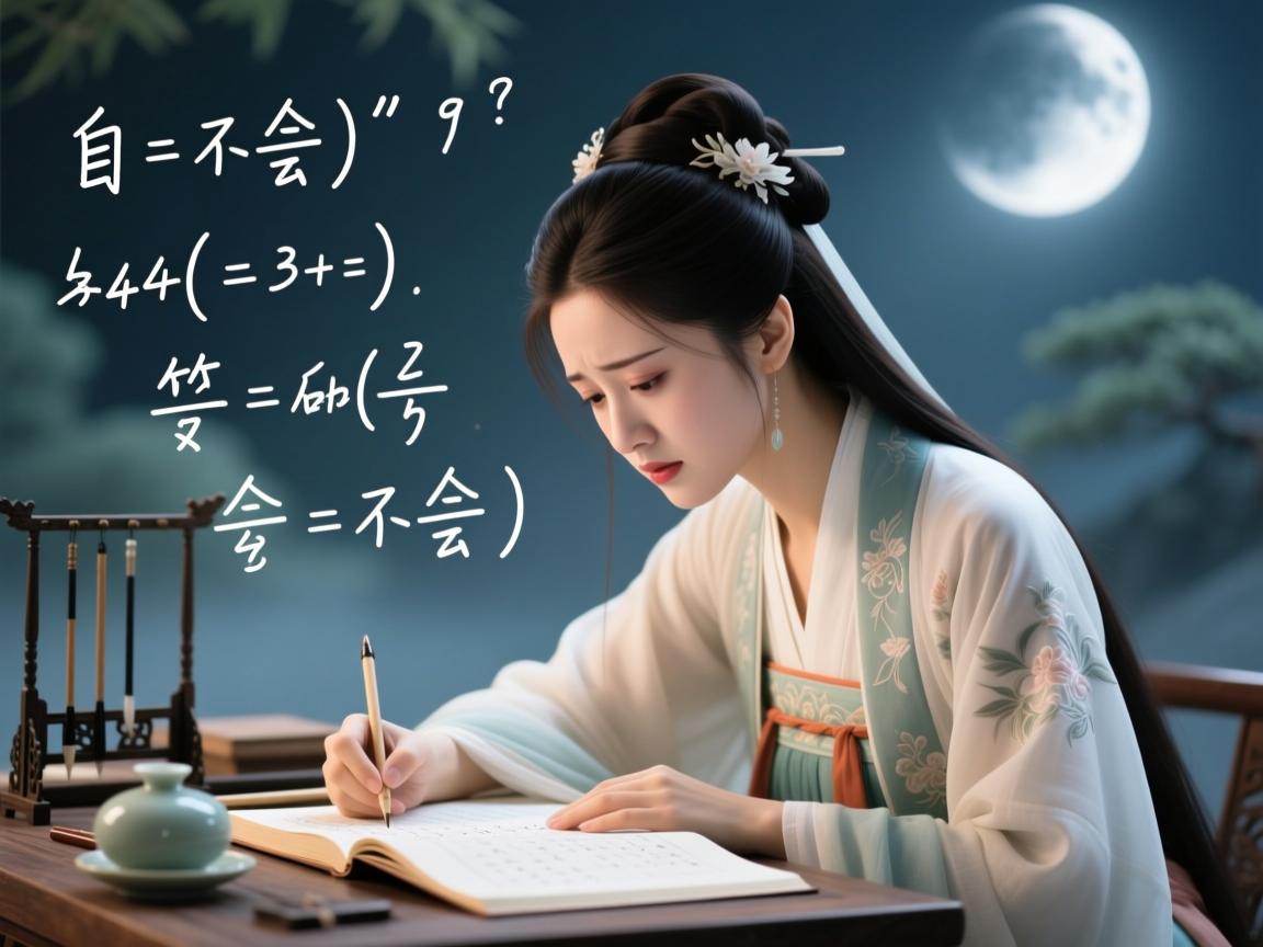 女人梦见数学题不会做，潜意识中的焦虑与自我对话