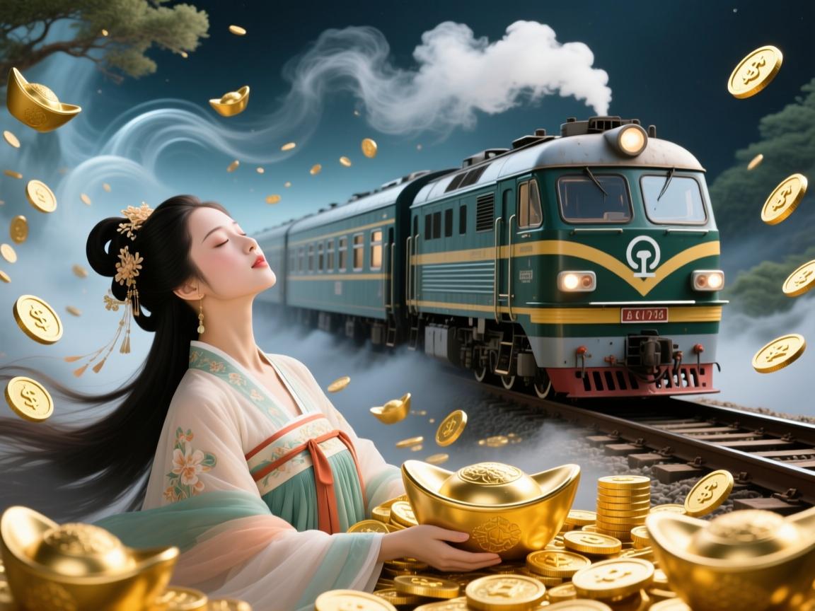 女人梦见火车要发财，梦境背后的心理与财富象征