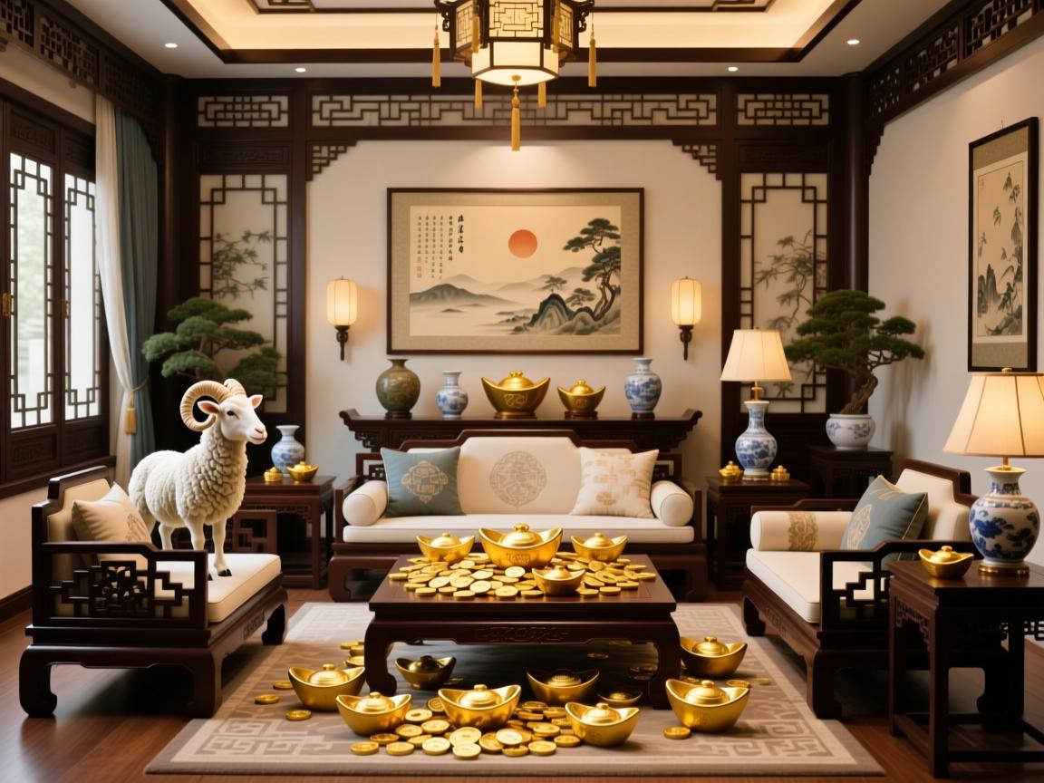 属羊家里摆什么最旺财，家居风水布局助你财源广进