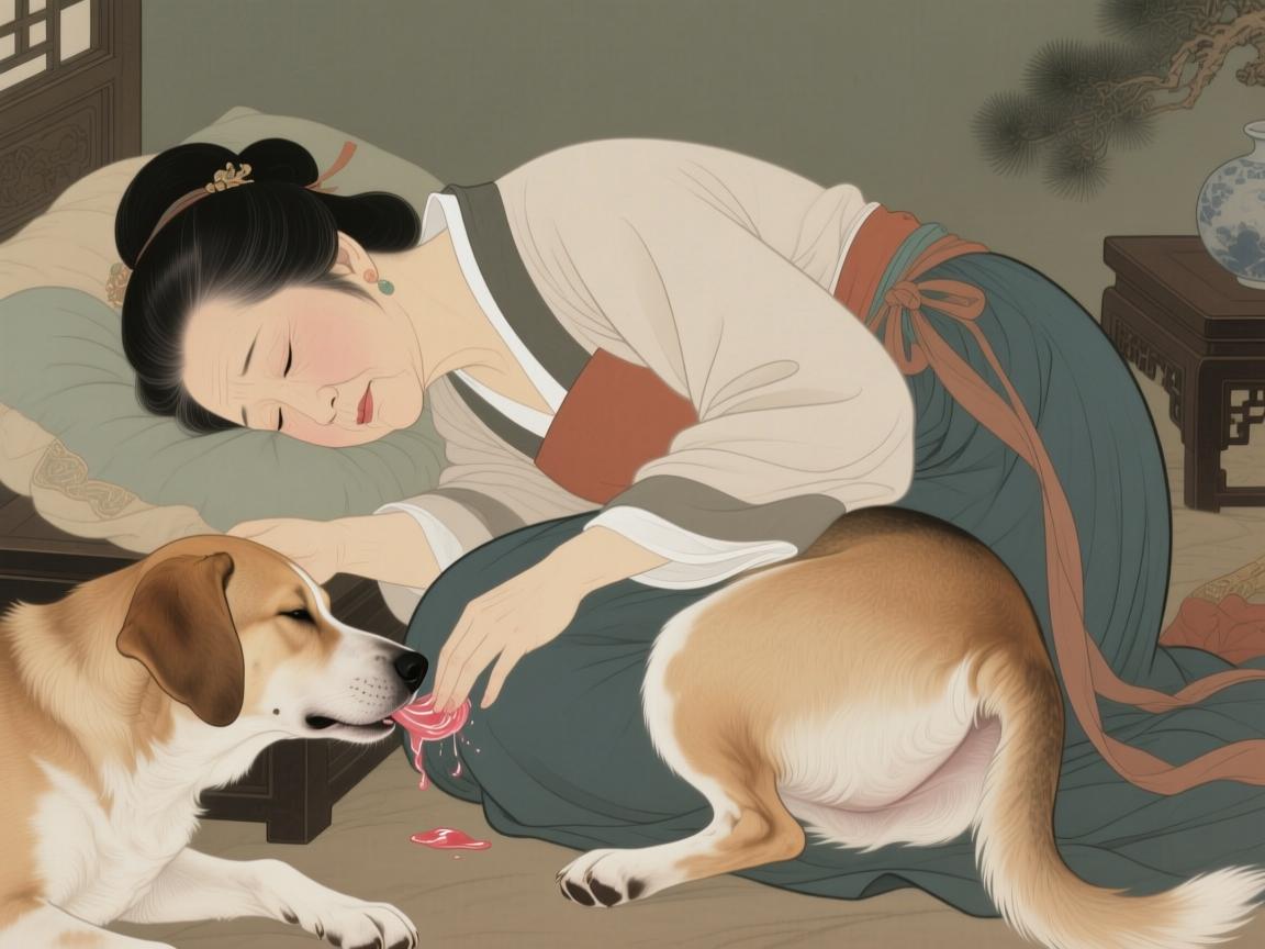 中年女人梦见狗舔屁股的预兆，潜意识中的情感与自我觉察