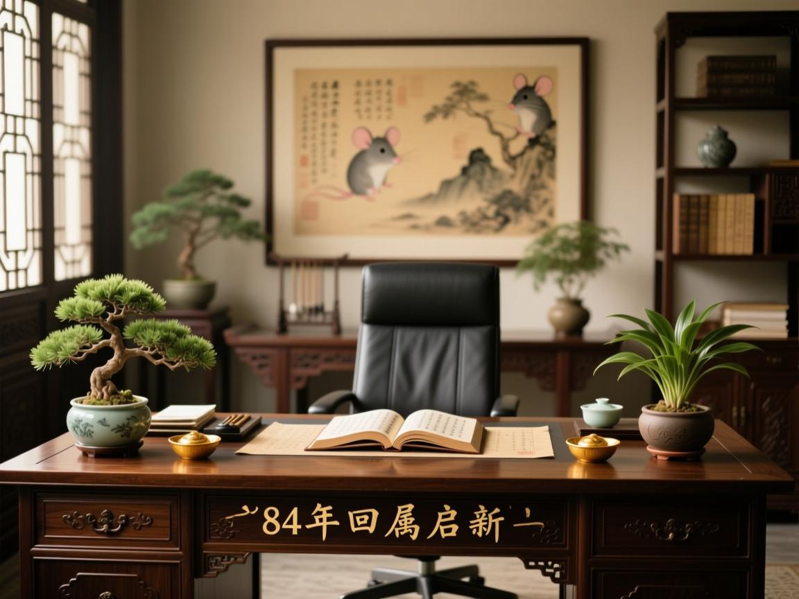 甲子轮回启新篇，84年属鼠人的办公桌旺运植物指南