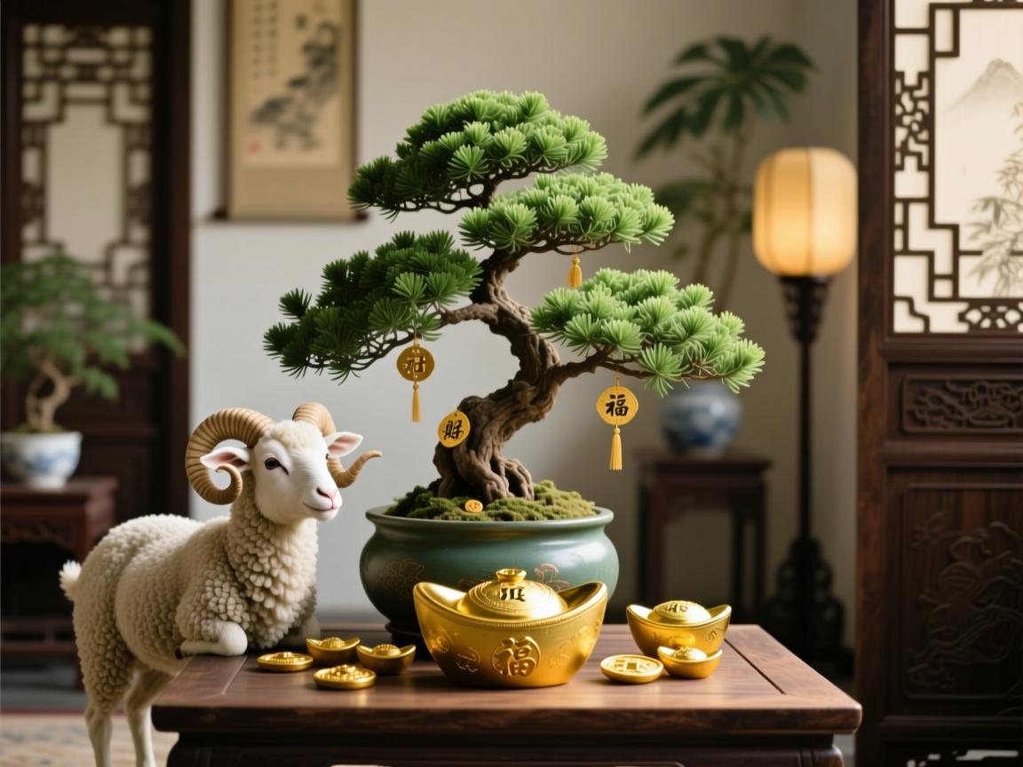 属羊的家里养什么植物旺财？选对风水绿植，助你福泽深厚、财气盈门