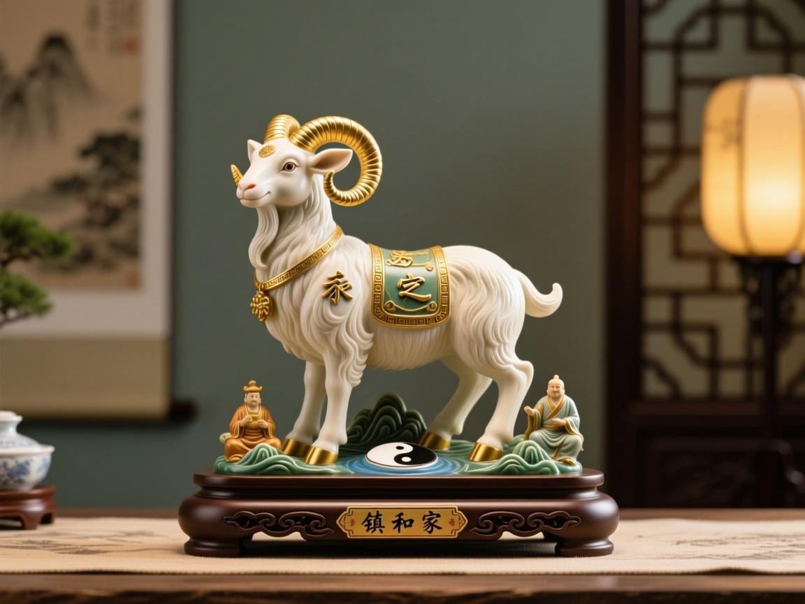 属羊之家，祥和为本，镇宅摆件选择与家居风水布局指南