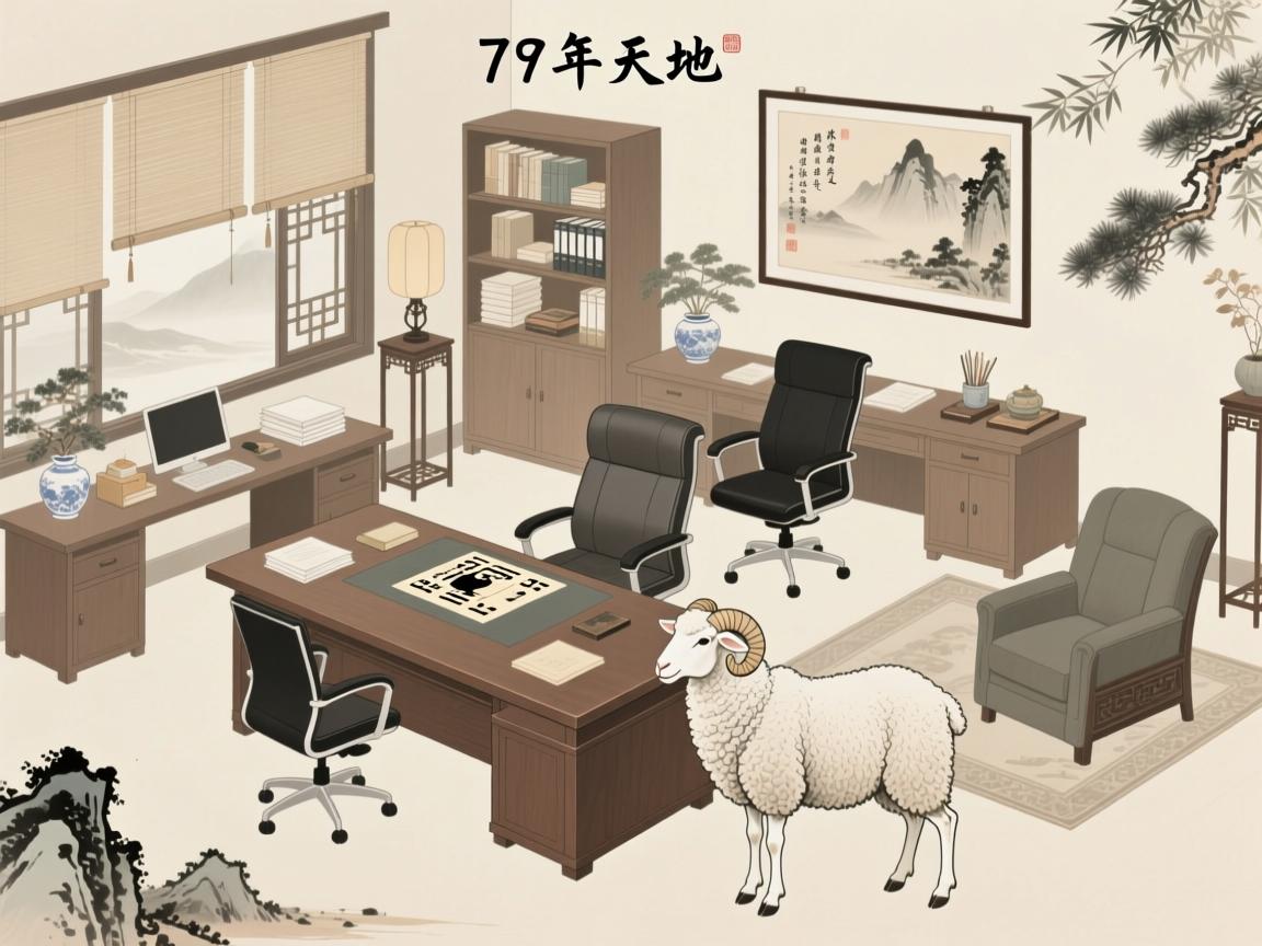 79年羊的办公位置示意图，一方天地，藏风聚气