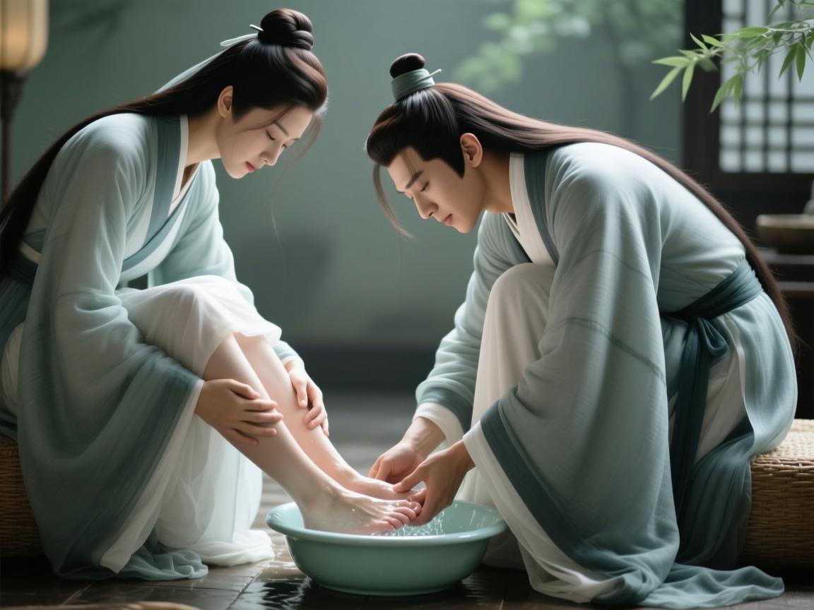 梦见自己给自己洗脚,一场与内在自我的深度对话与疗愈仪式 梦见自己给自己洗脚,一场与内在自我的深度对话与疗愈仪式