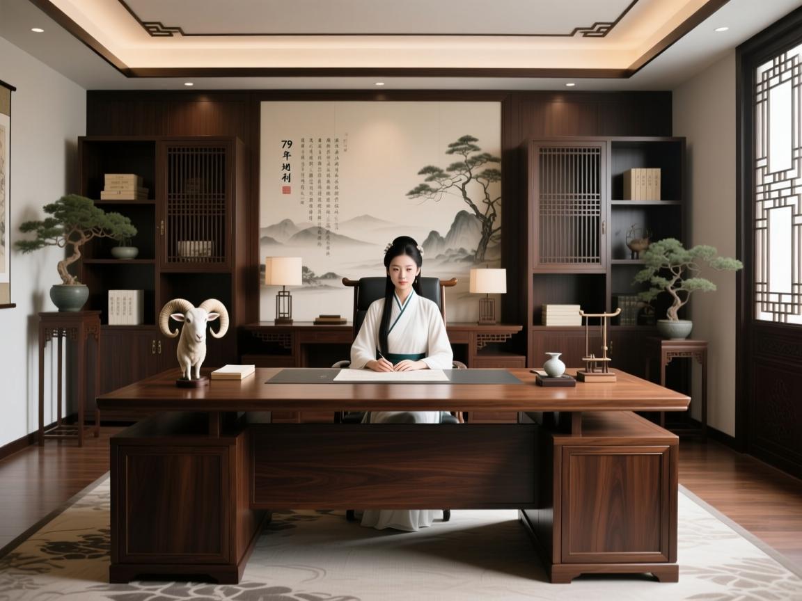 顺应天时，布局地利，为79年属羊女量身定制的办公桌方位指南