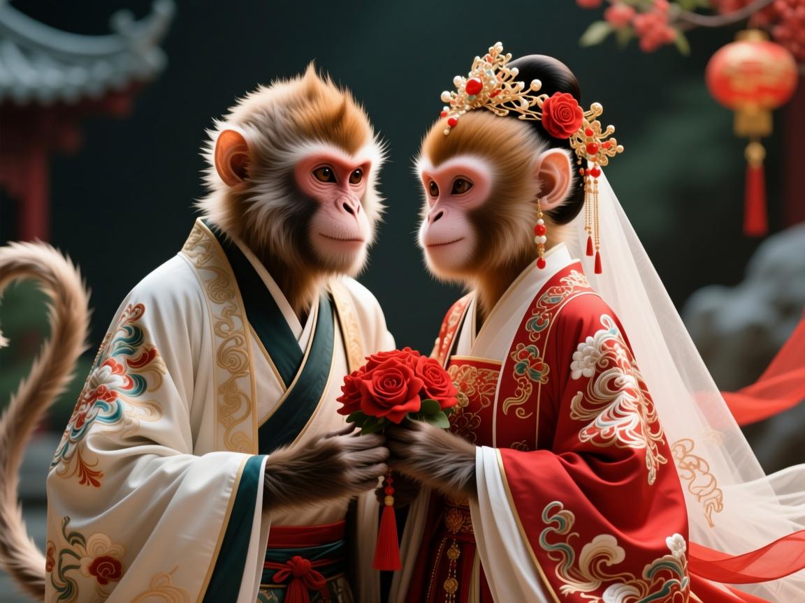 同属灵猴，佳偶天成？探秘双猴婚姻的吉凶与相处之道