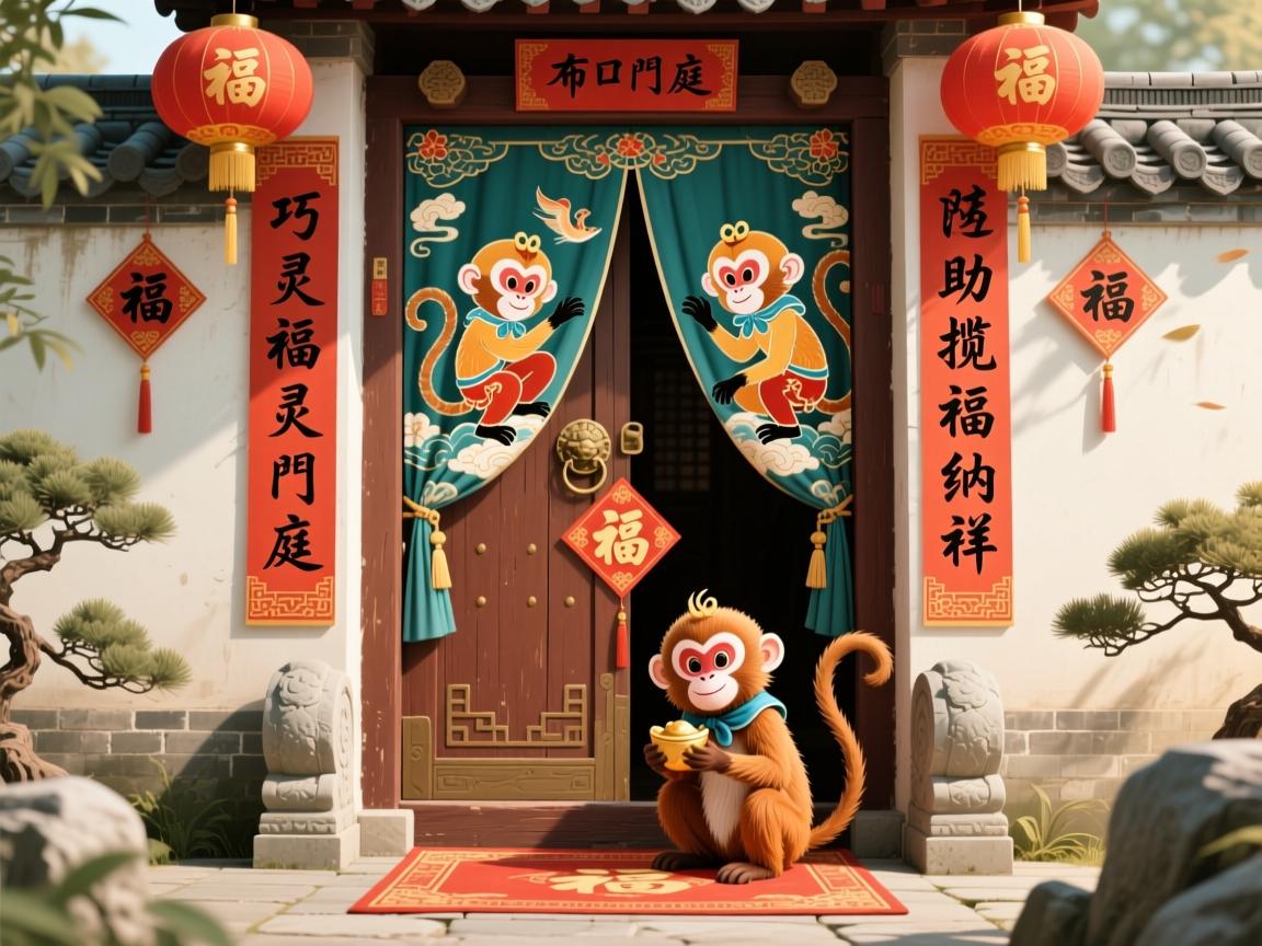 属猴门口放什么最旺？巧布门庭，助灵猴揽福纳祥