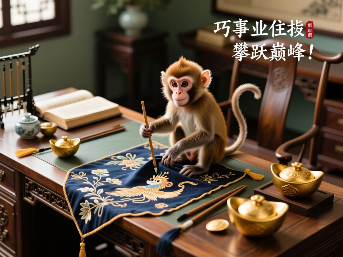 属猴办公桌开运指南，巧布三物，助你事业猴住机遇，攀跃巅峰！