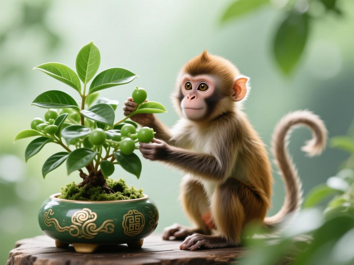灵猴添绿意，运势更亨通，专属属猴人的旺运绿植指南