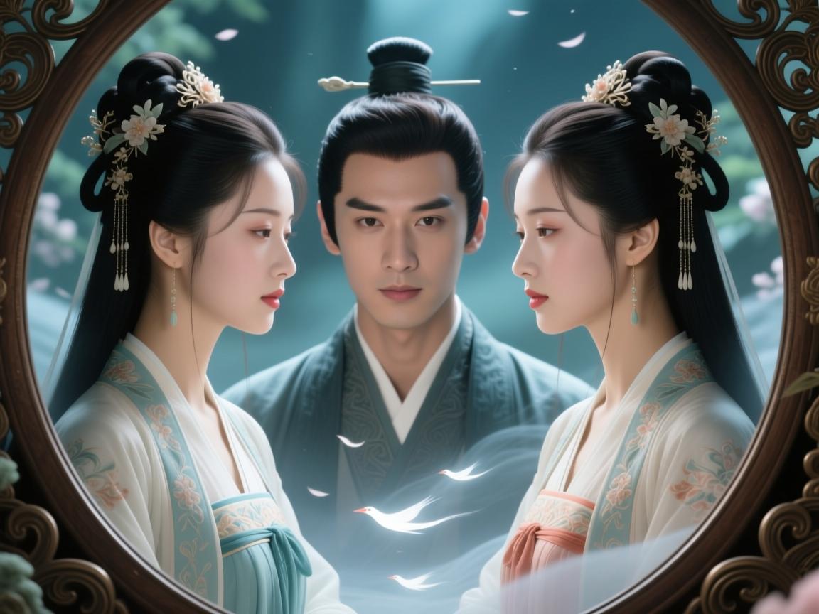 梦境中的双生镜像，解析男人梦见两个女人的深层意涵