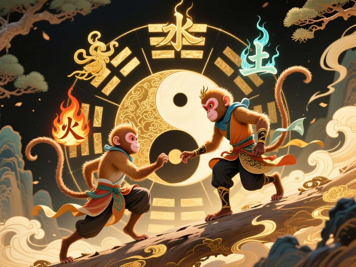 金木水火土，猴行天下各不同—深度解析属猴人的五行属性与命运轨迹