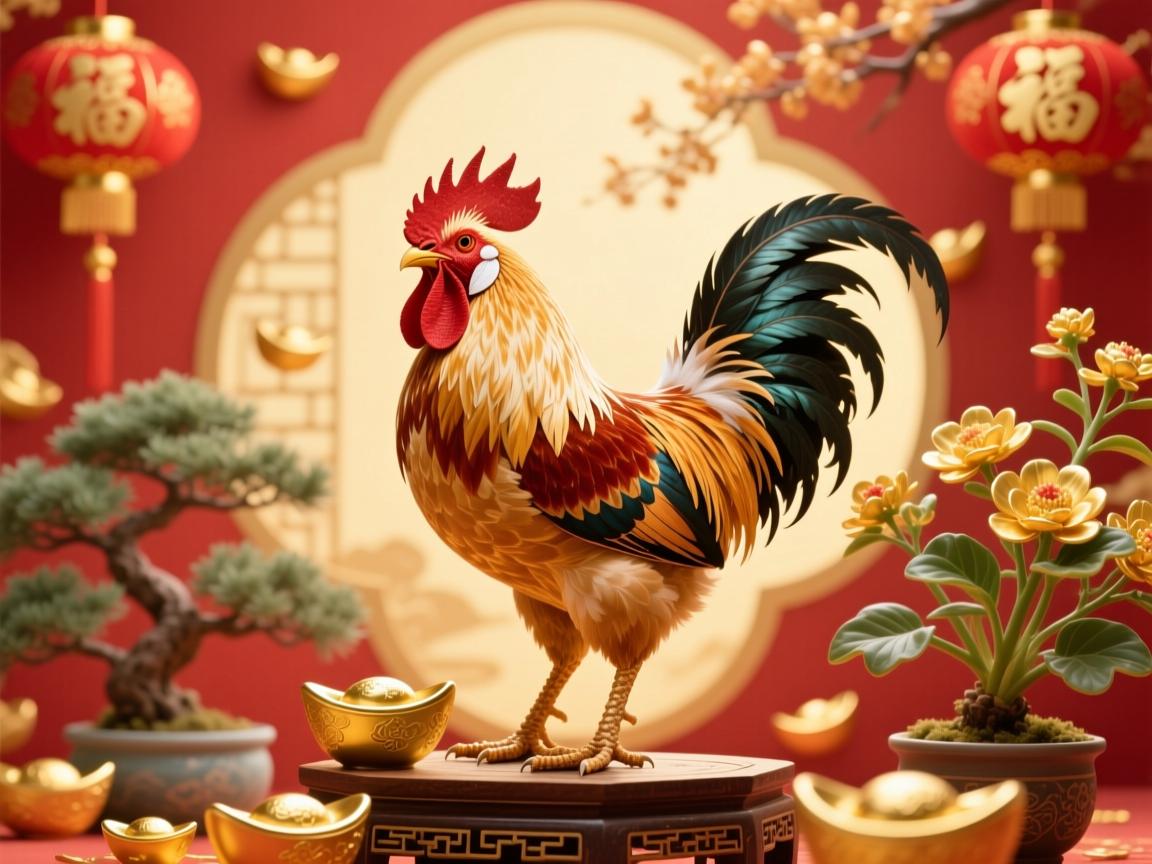 金鸡报晓，福运环绕，属鸡者最旺运的三大吉祥植物
