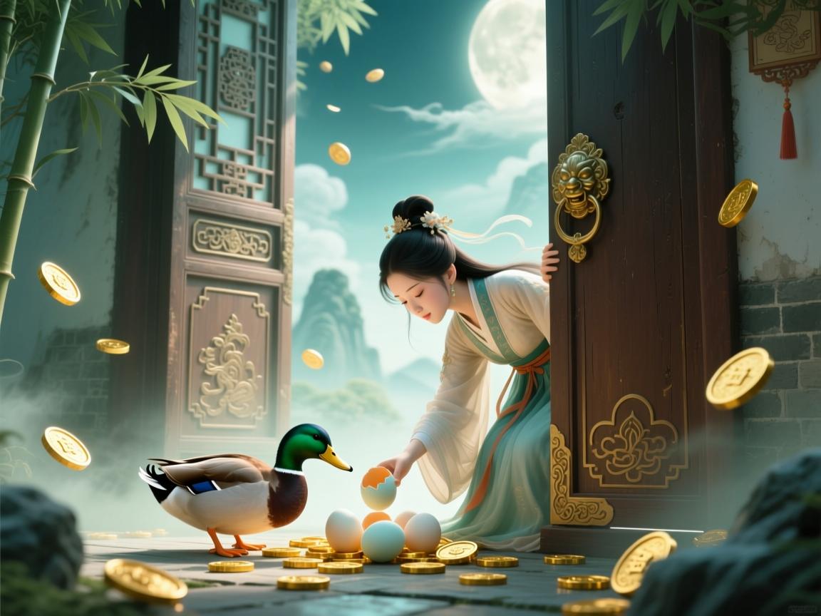 梦境探秘，梦见捡鸭蛋，是财富敲门还是机遇预警？