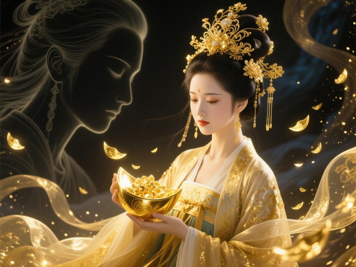 梦中赠金，潜意识深处的心理密码与灵魂对话