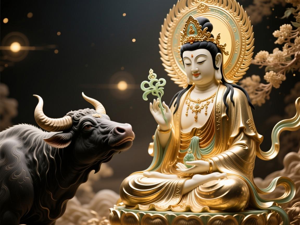 属牛者与虚空藏菩萨，智慧守护与生命启迪