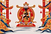 五路财神图片，招财纳福的视觉符号与文化意涵
