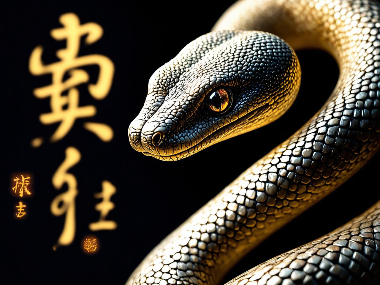 属蛇最旺的6个字，静、智、谋、稳、韧、蜕