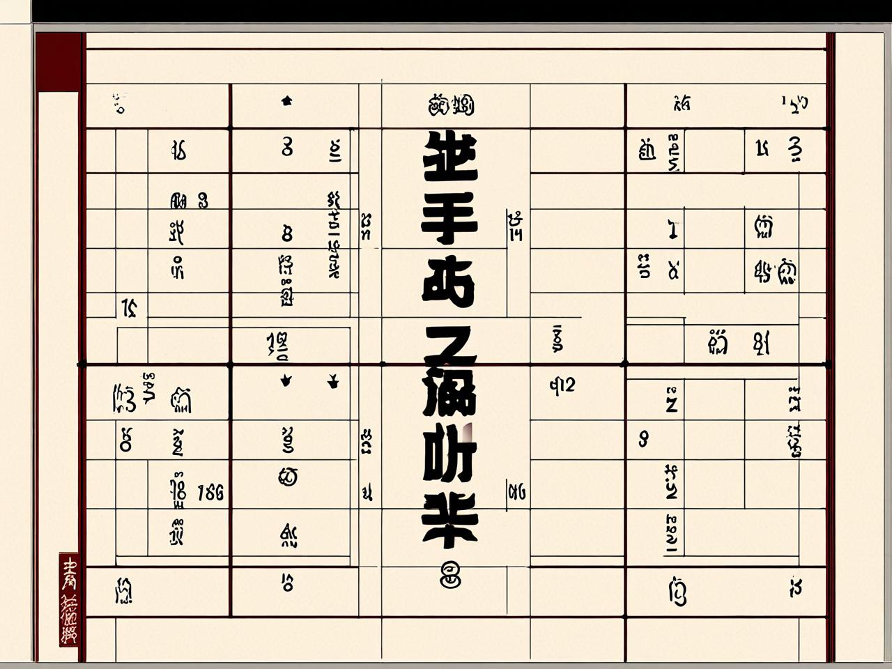 八字排盘详解(免费版)揭开命运密码的玄机