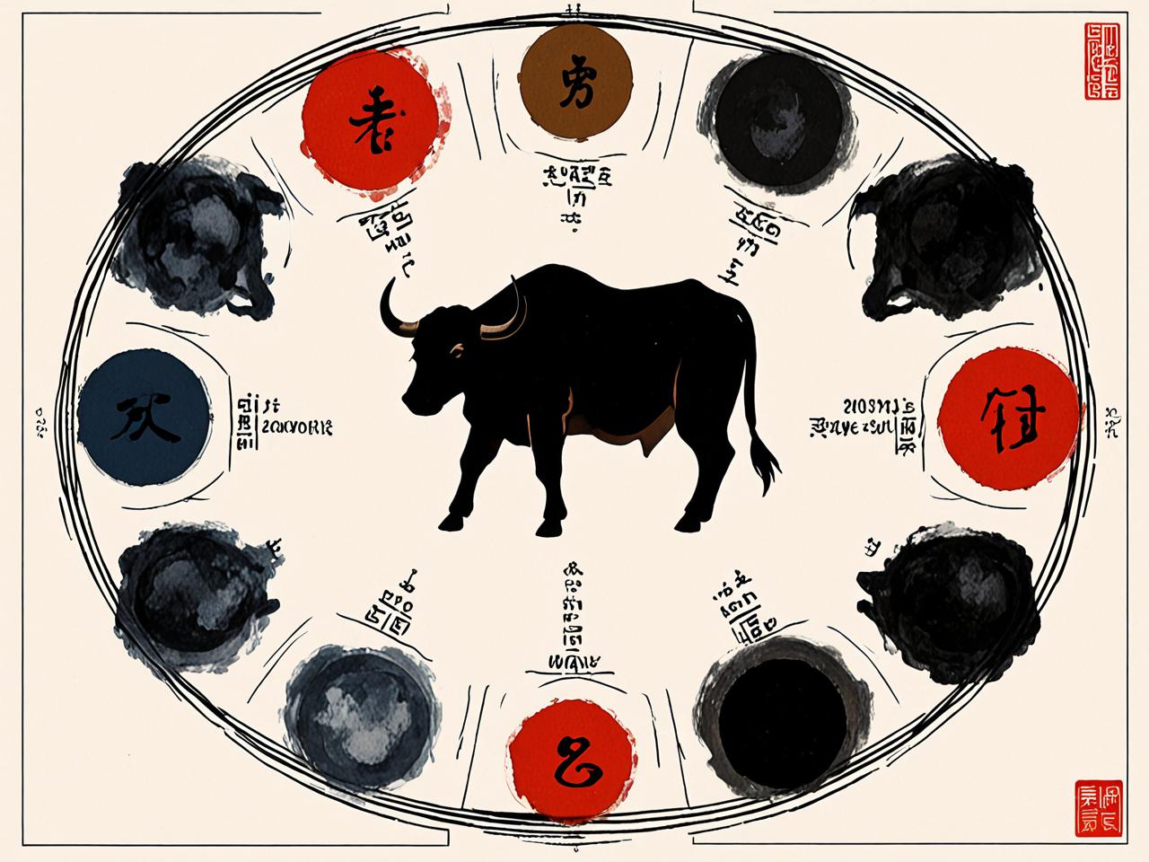 属牛的年龄表，岁月轮回中的坚韧与智慧