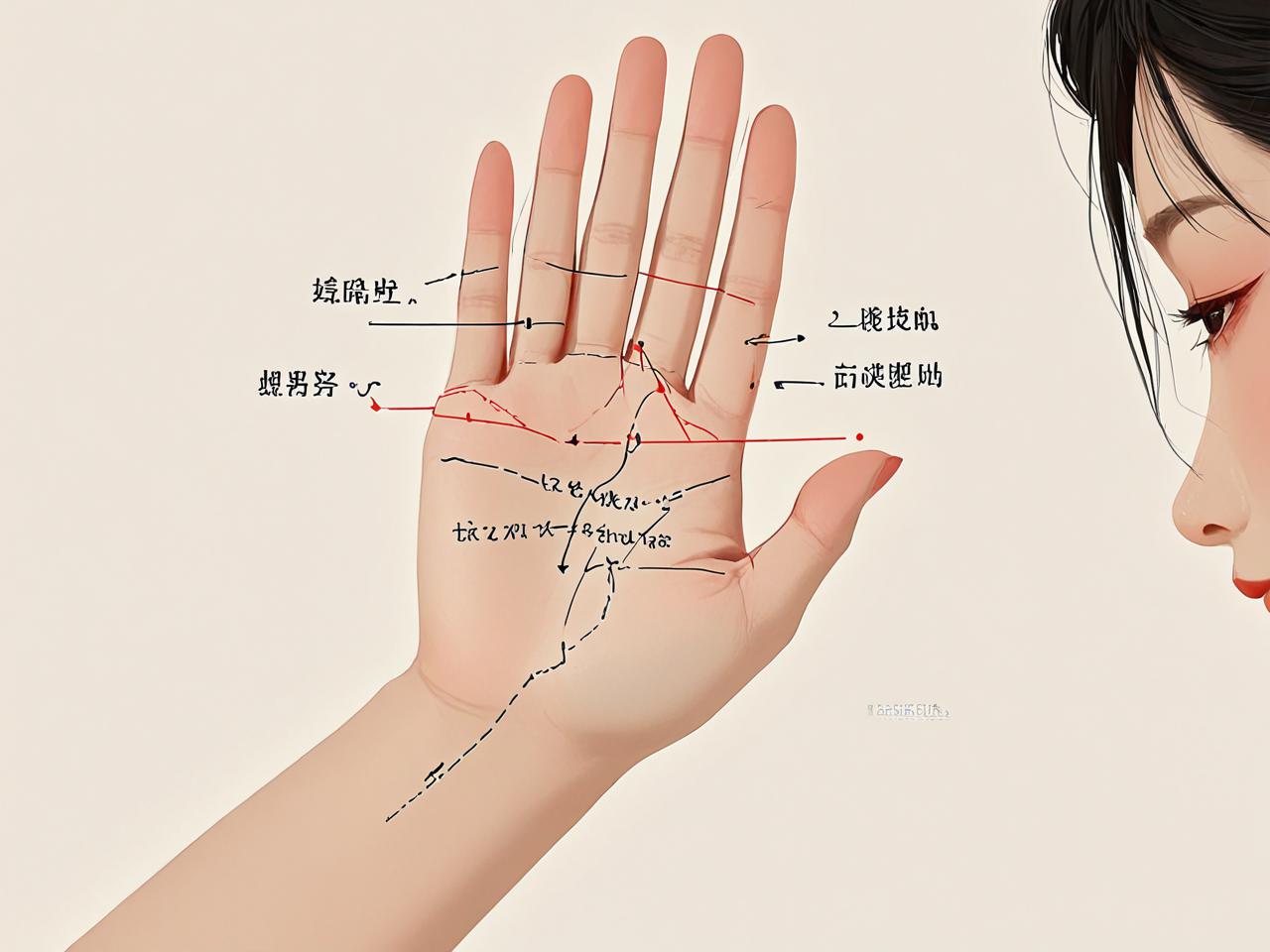 女人右手婚姻线图解，掌中情感密码的现代解读