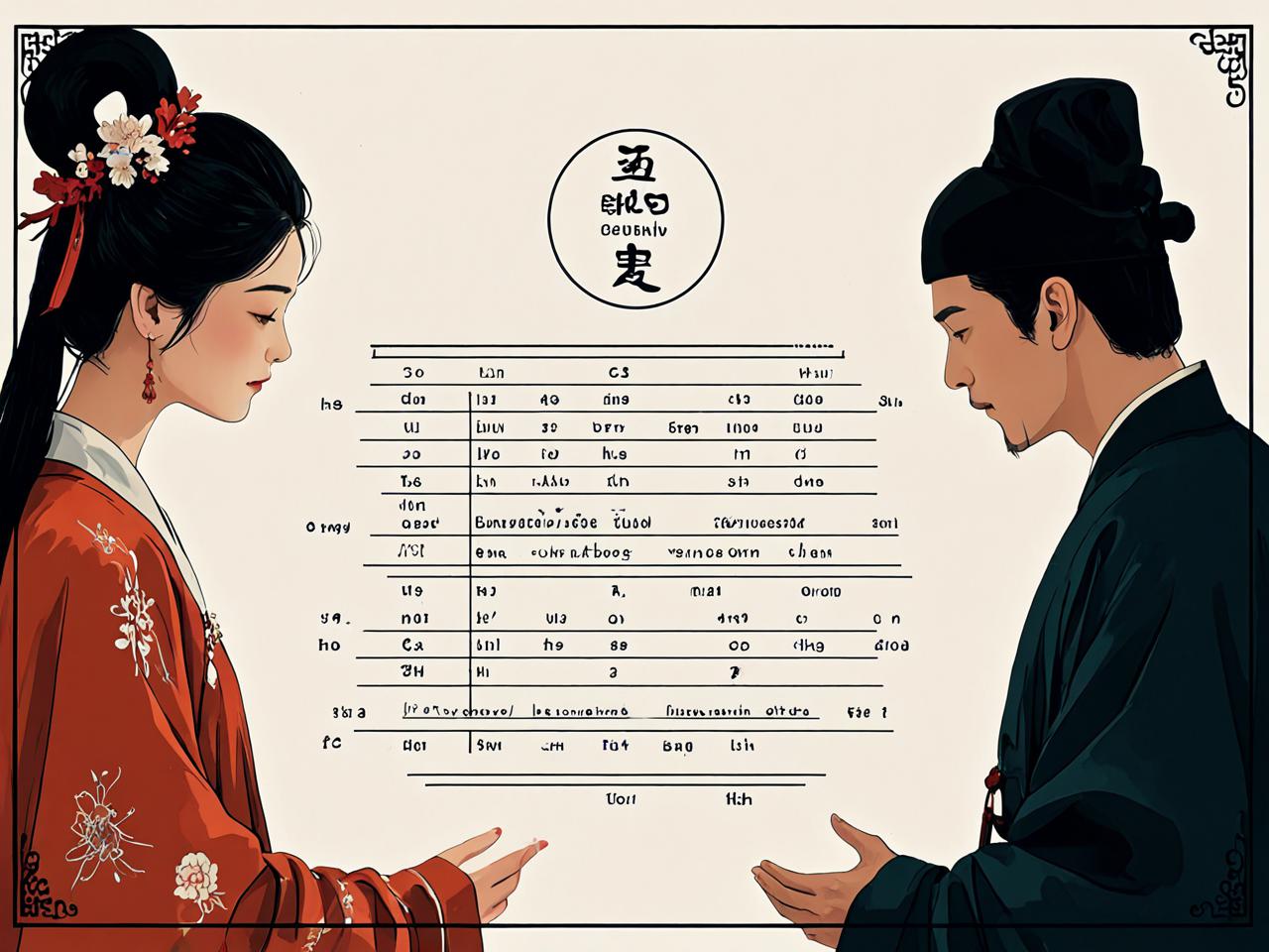 探秘五行夫妻婚配表，古老智慧与现代婚姻的和谐之道