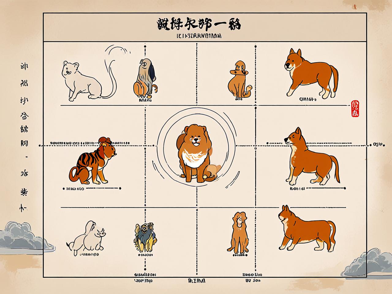 属狗的年龄表，解读生肖狗在不同年龄阶段的运势与性格变化
