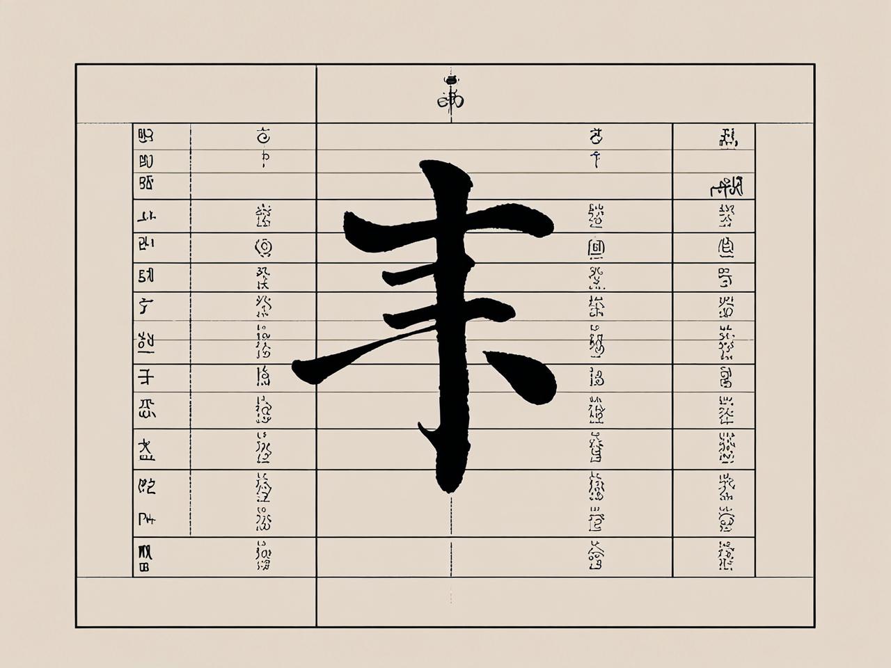 笔画算命对照表，当汉字笔画遇见命运玄机