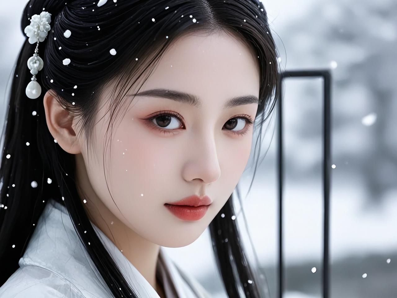 女人梦见下大雪，吉兆临门，祥瑞之兆与心灵启示