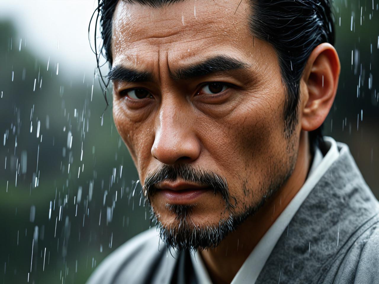 中年男人梦见下雨
