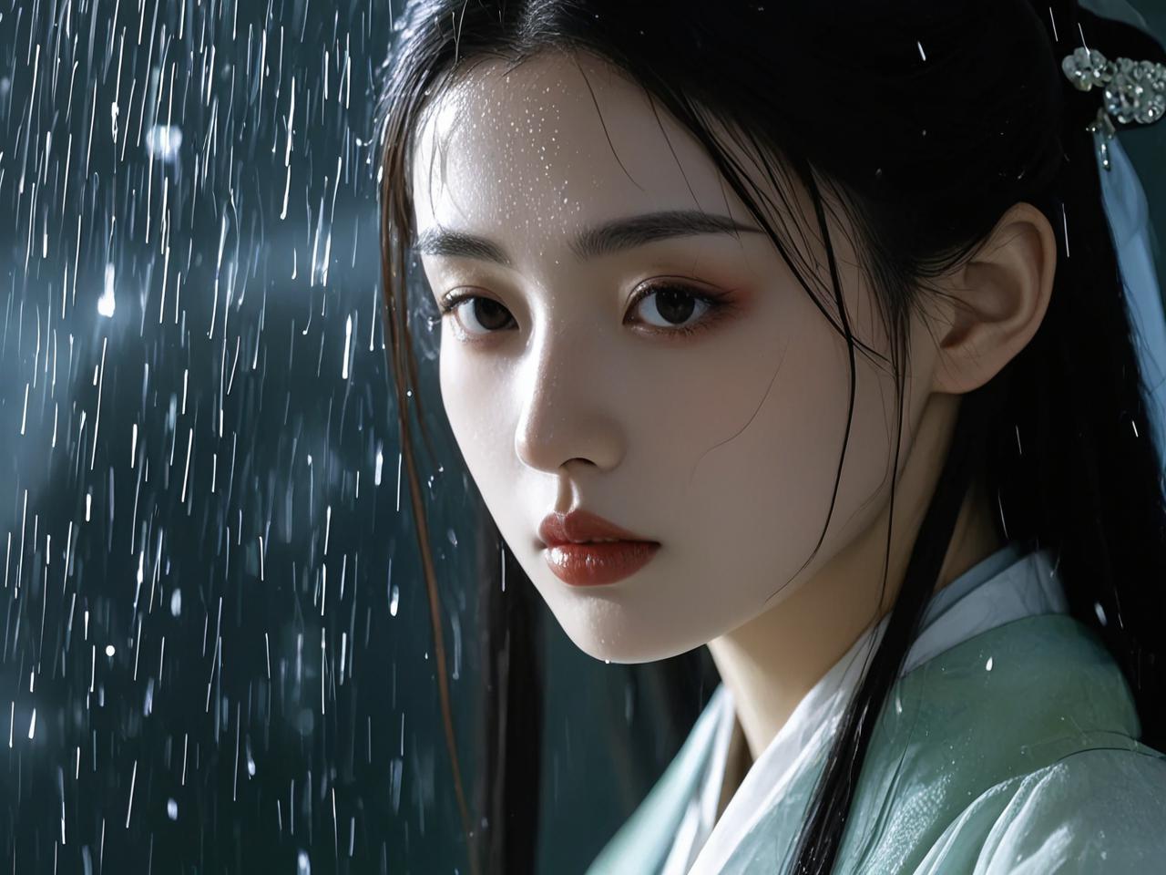 女人梦见下大雨了