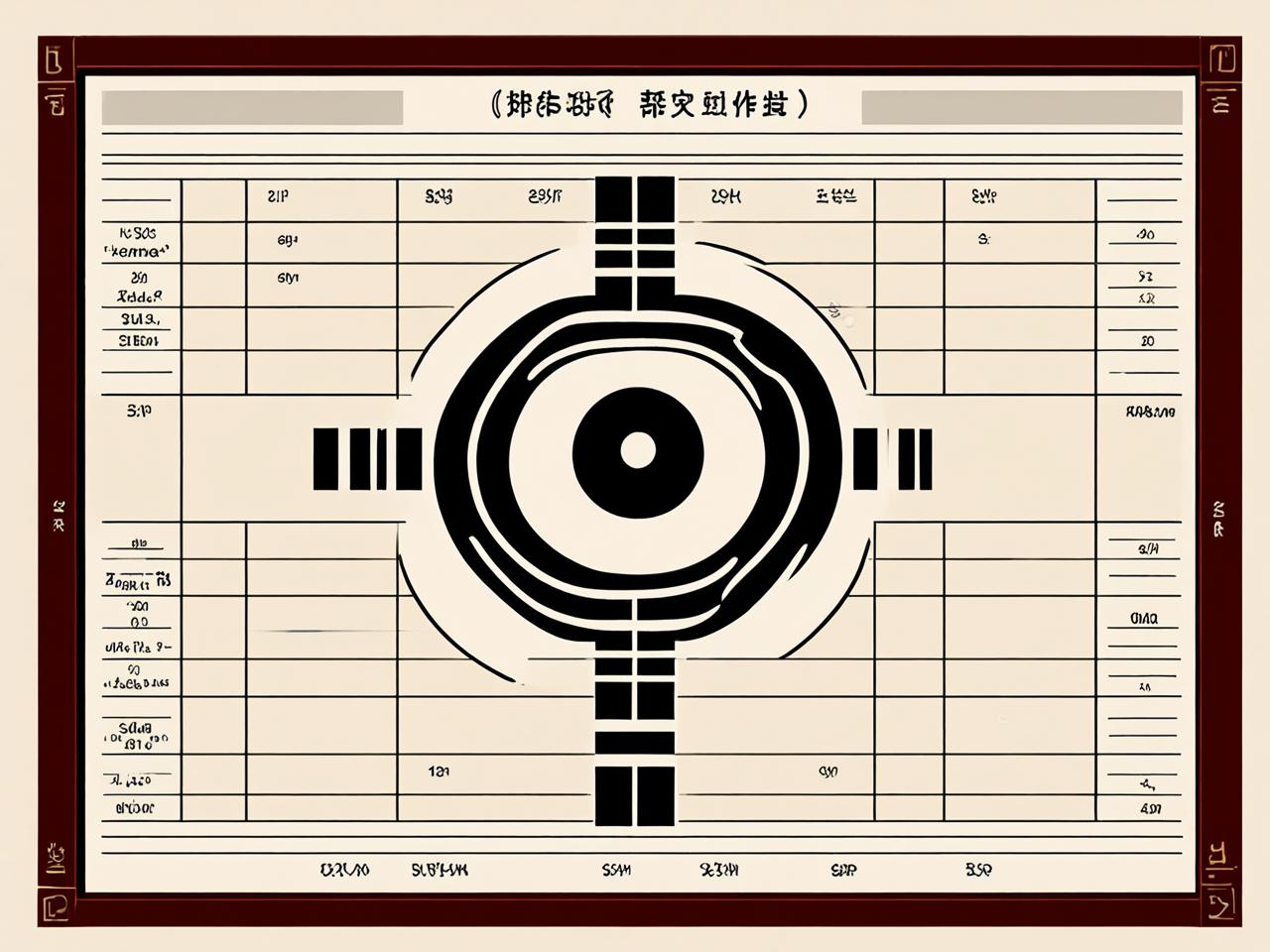 生辰八字五行对照表，解读命运的古老密码