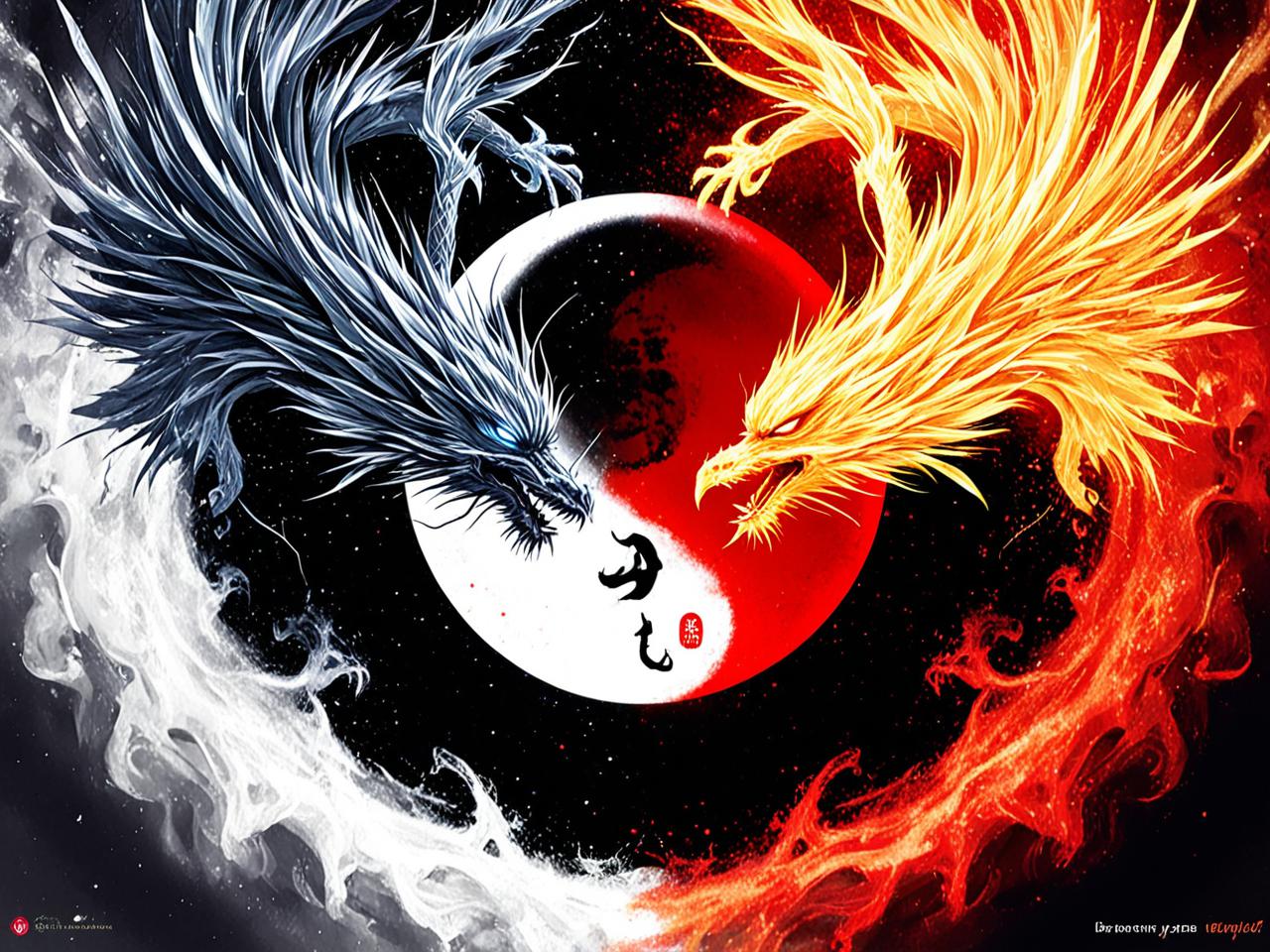 龙与凤，天命之合，阴阳相成