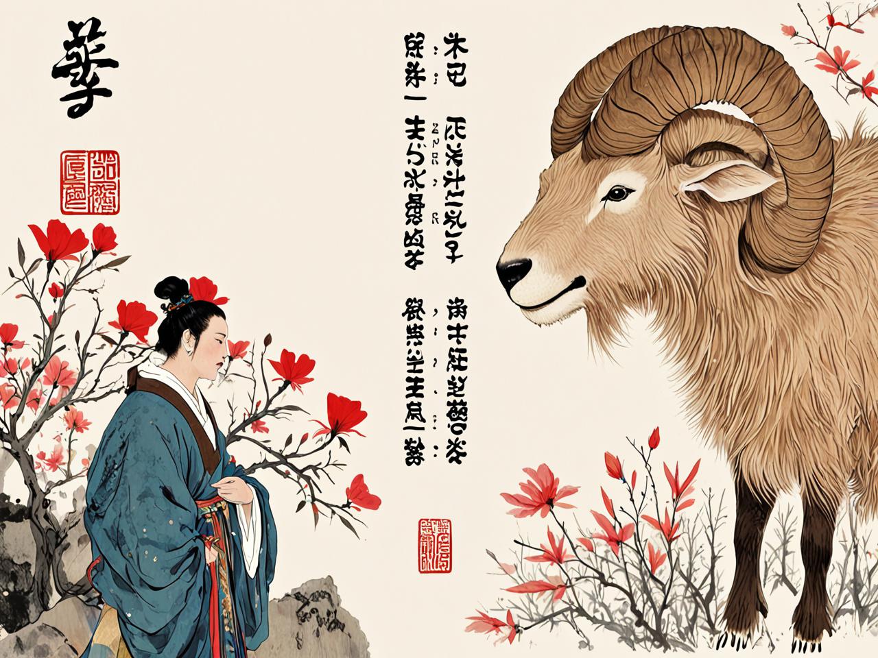 属羊人今日运势，稳中求进，静待花开