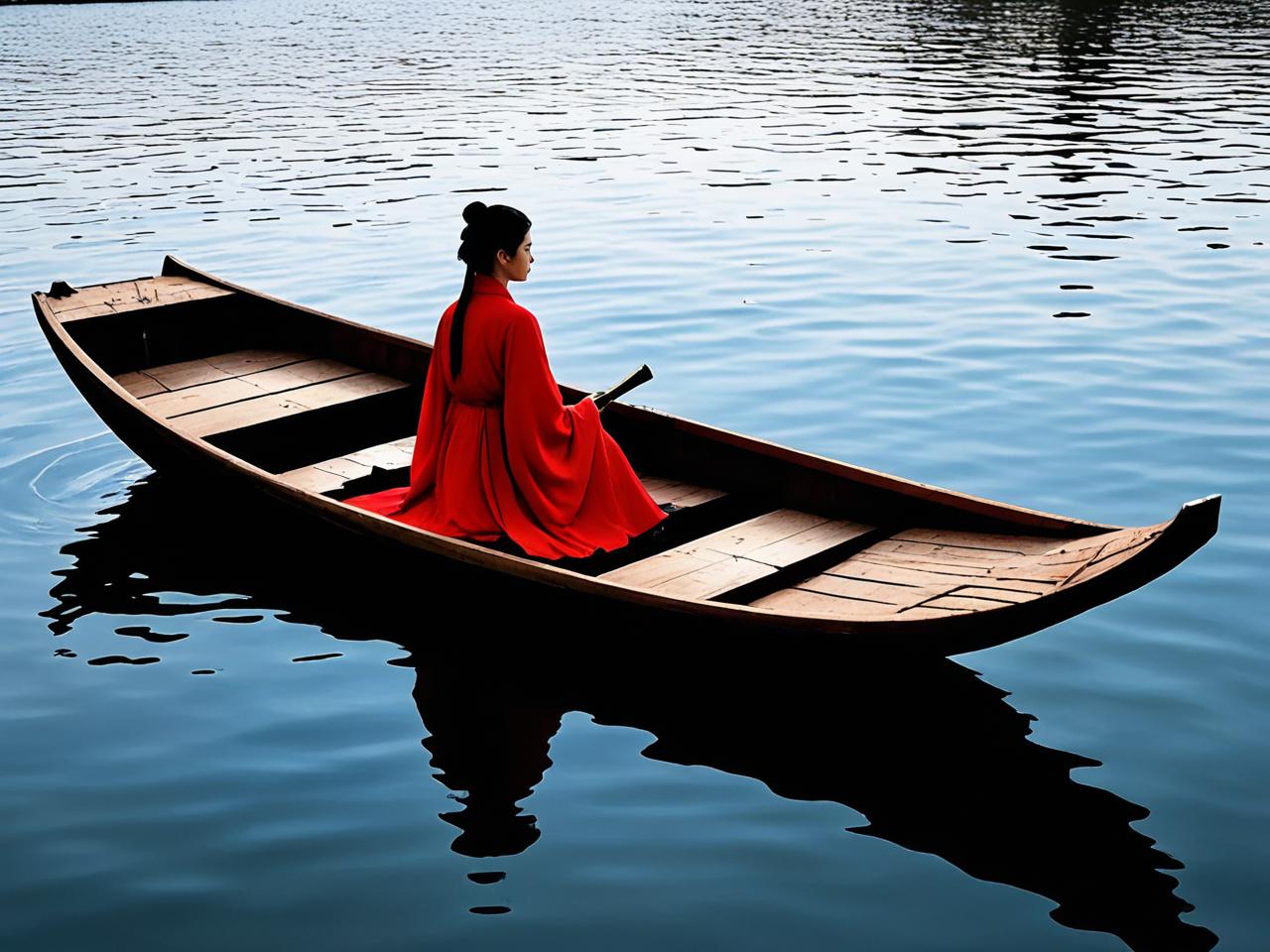 中年女人梦见坐船在水上行驶，一段心灵深处的自我对话