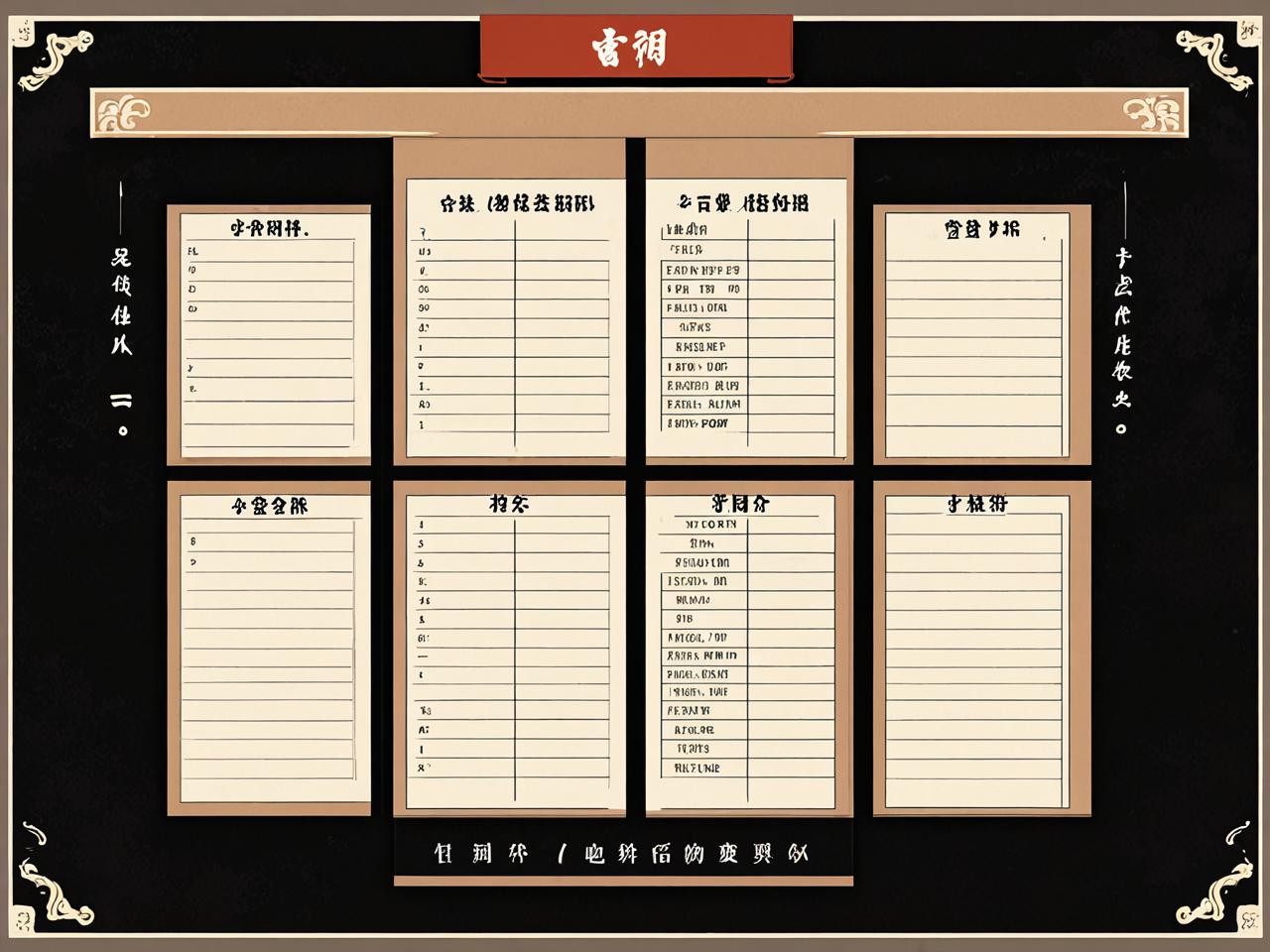六亲十神一览表，解读命理与人事关系的密钥
