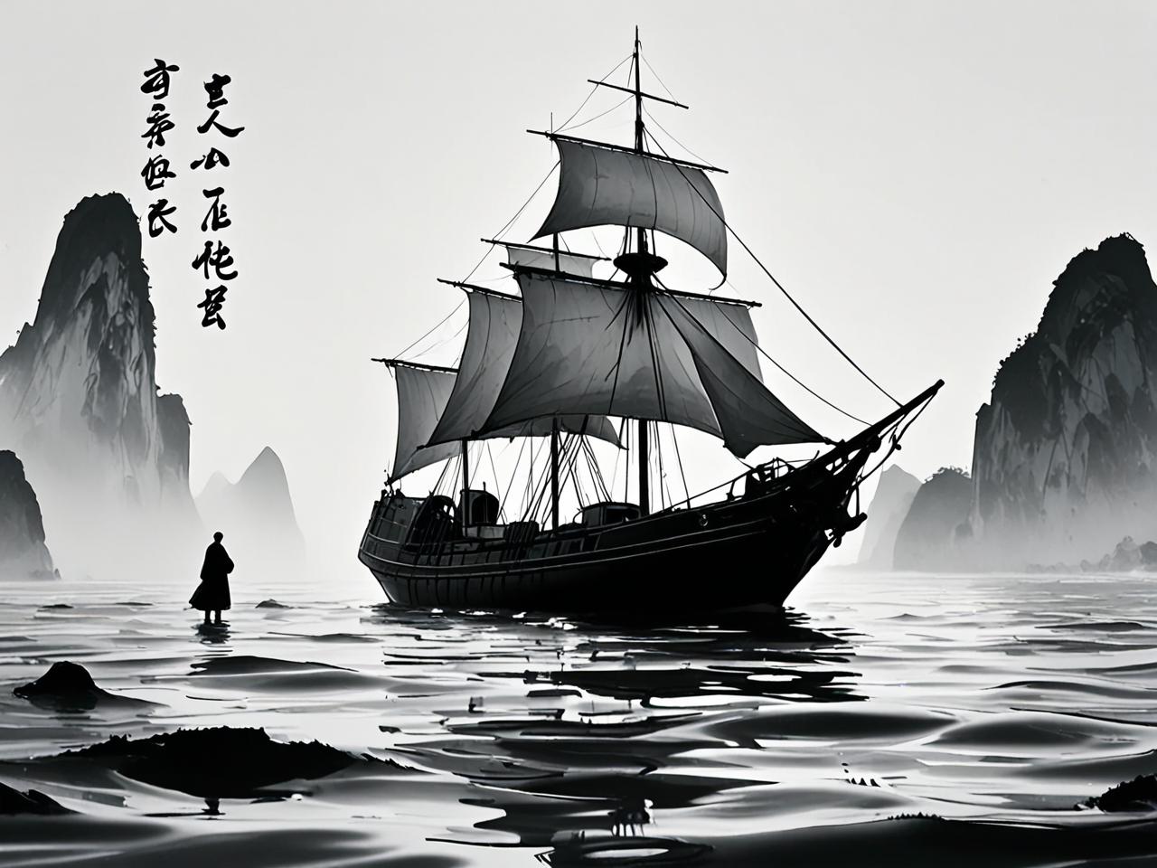 男人梦见大船，潜意识中的远航与未知命运